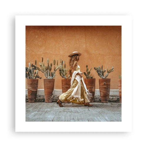 Poster - În stilul hippie - 40x40 cm