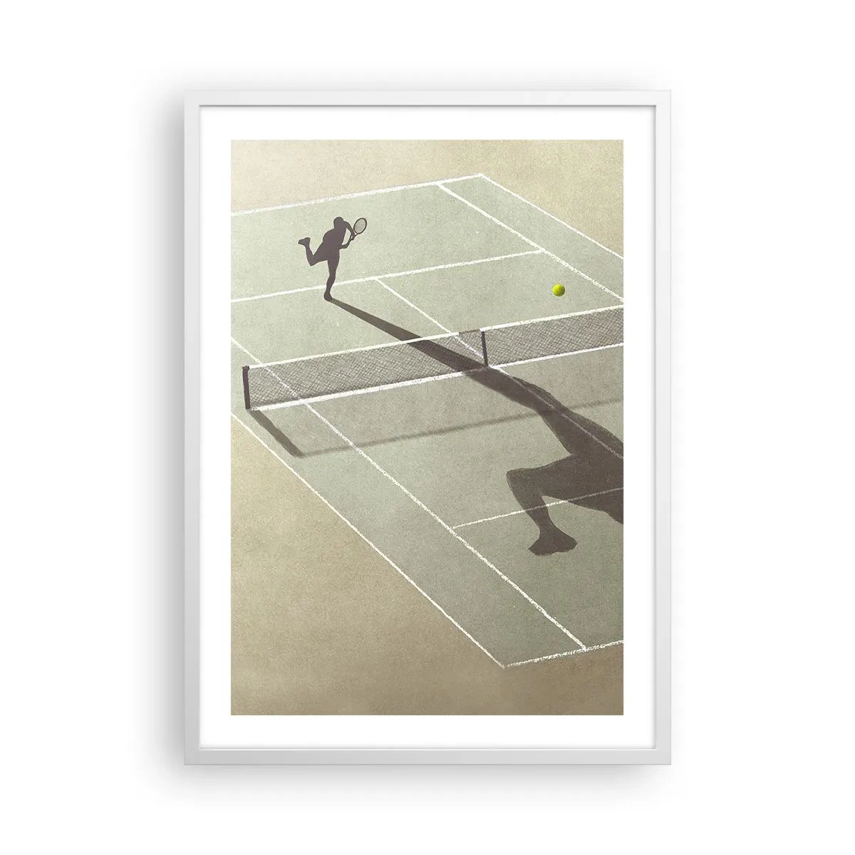 Poster în ramă albă - Învinge-te pe tine însuți - 50x70 cm