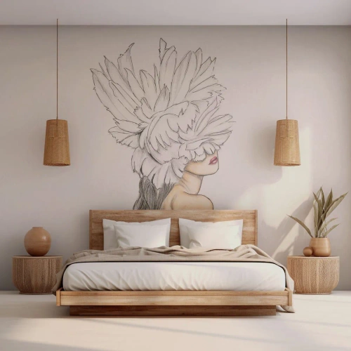 Fototapetă personalizată Standard Eco - Frumusețe încoronată - Abstracția, Femeie, Corp