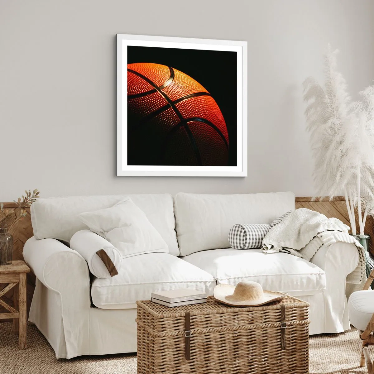 Poster în ramă albă - Frumoasă ca o planetă - 30x30 cm