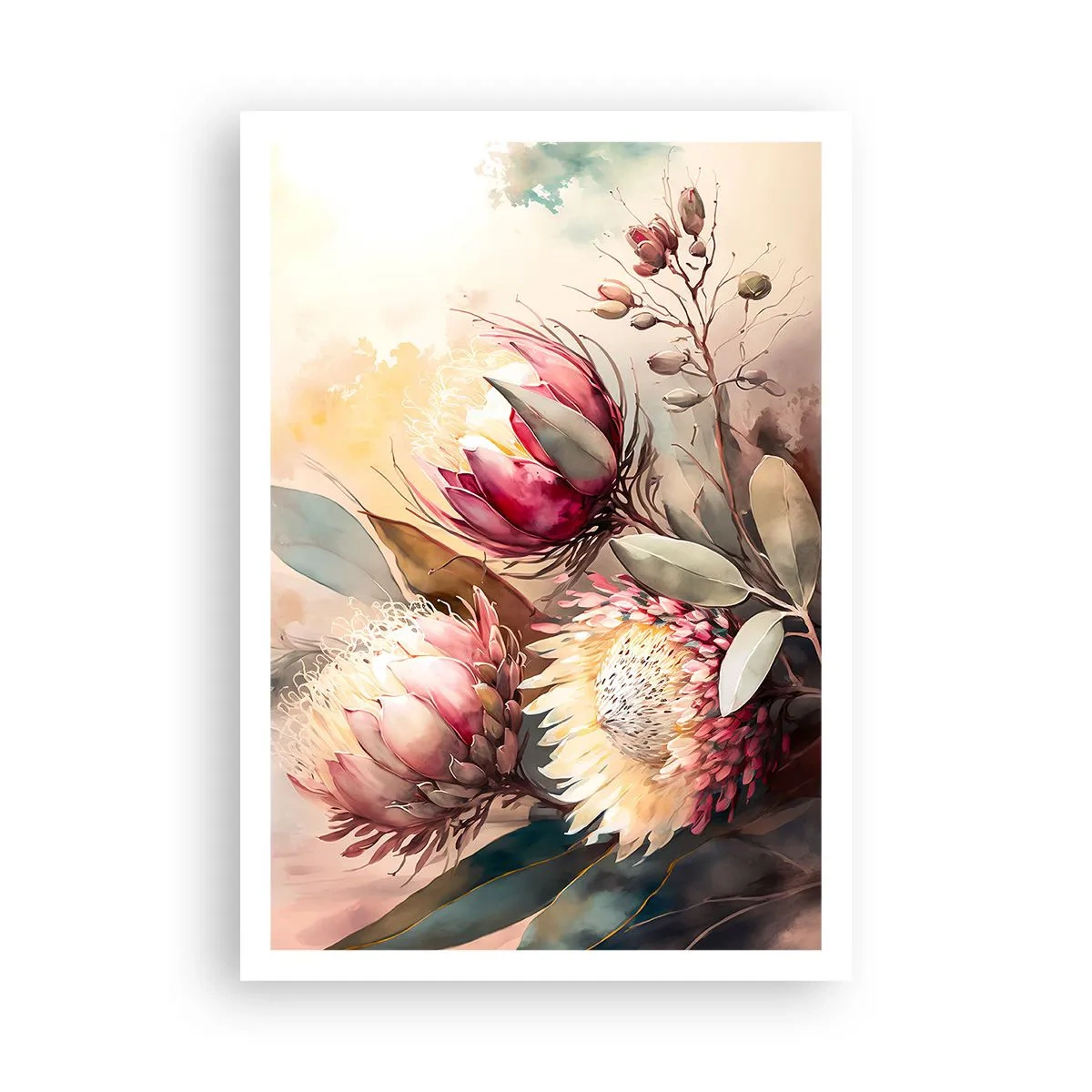 Poster - Profil și en face - 70x100 cm