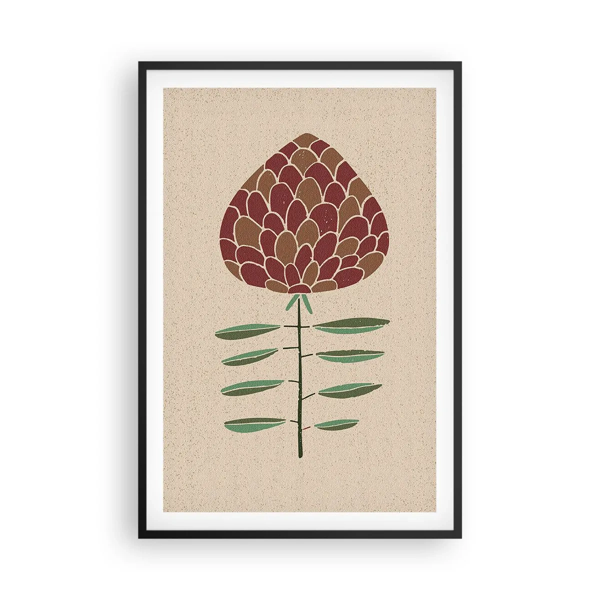 Poster în ramă neagră - Deliciu pentru veveriță - 61x91 cm