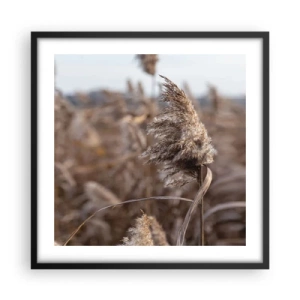 Poster în ramă neagră - E timpul să zbori cu vântul - 50x50 cm