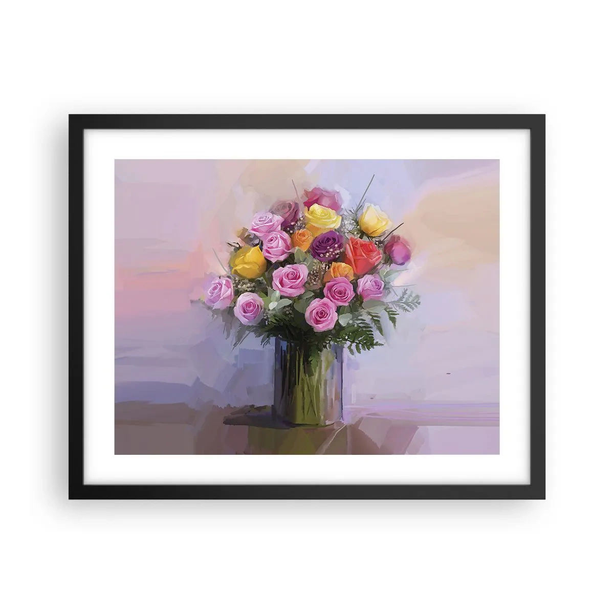Poster în ramă neagră - Frumusețe reținută - 50x40 cm