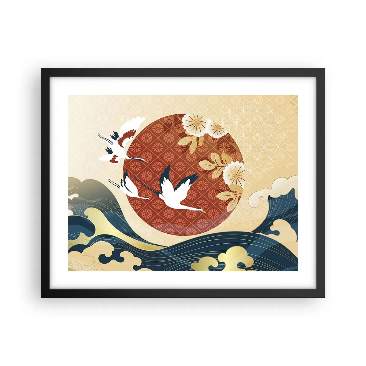 Poster în ramă neagră - O fabulă japoneză - 50x40 cm