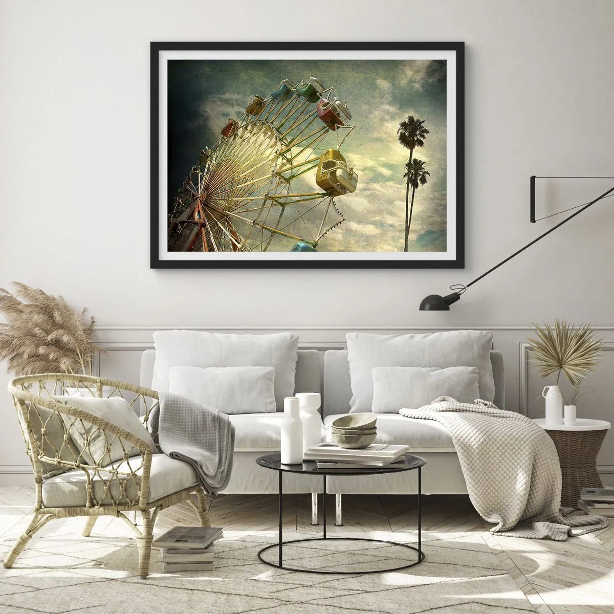Poster în ramă neagră - Hai la distracție… - 70x50 cm