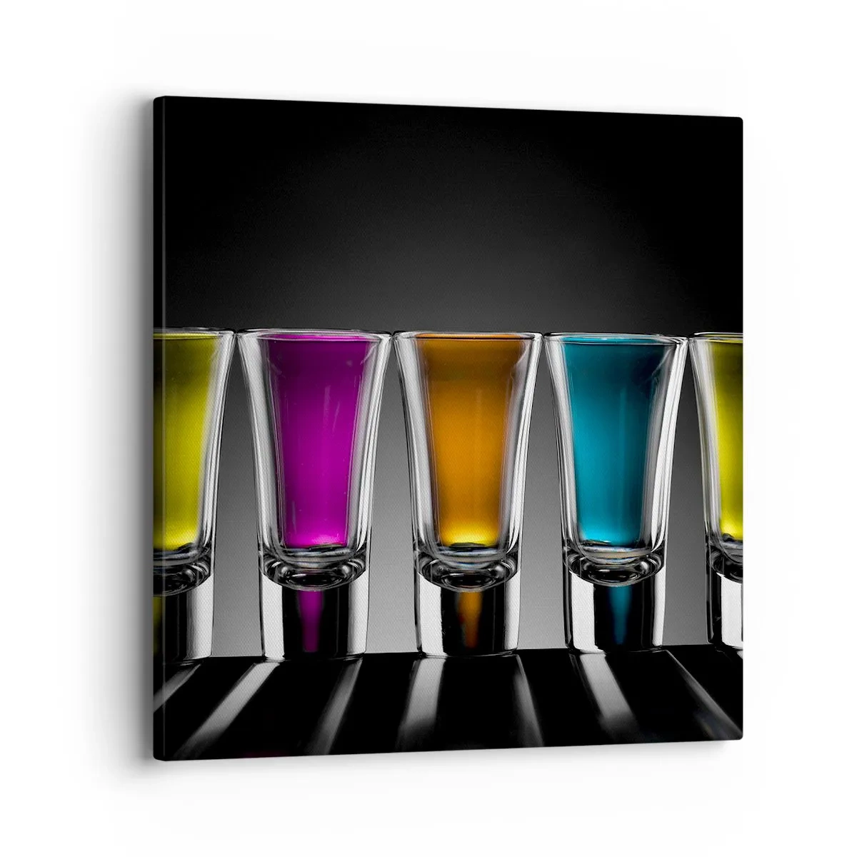 Tablou pe pânză - Culori de bucurie - 40x40 cm