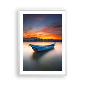 Poster în ramă albă - O noapte bună înainte - 50x70 cm