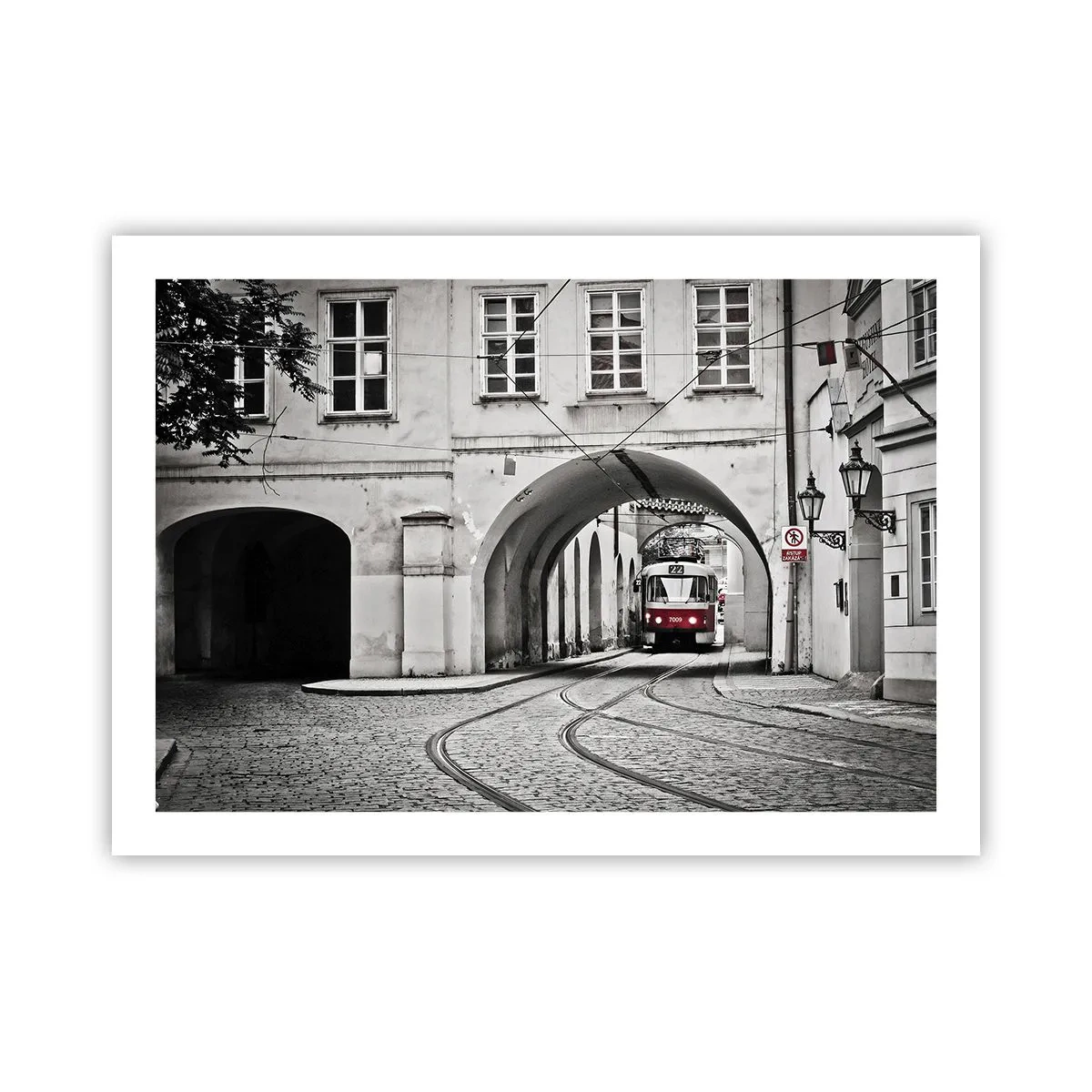 Poster - Printr-un labirint urban - 70x50 cm