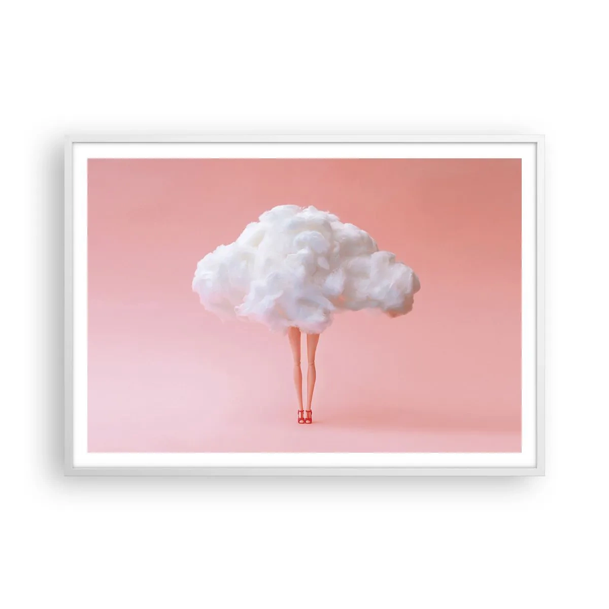 Poster în ramă albă - Dulce promisiune - 100x70 cm