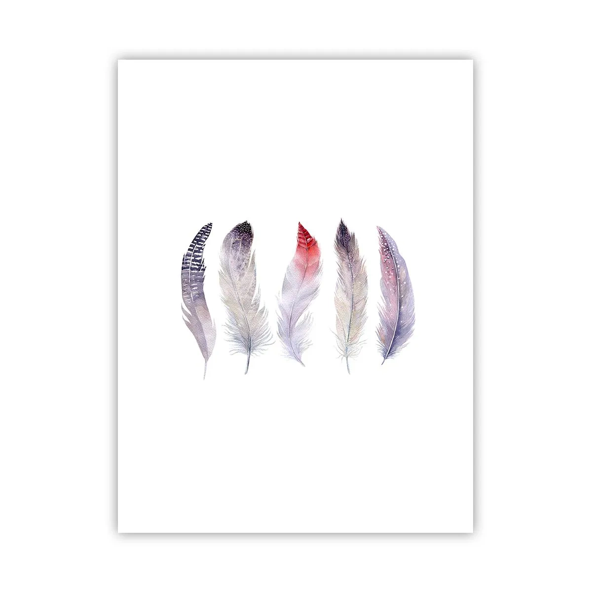 Poster - Delicate ca o ceață multicoloră - 30x40 cm