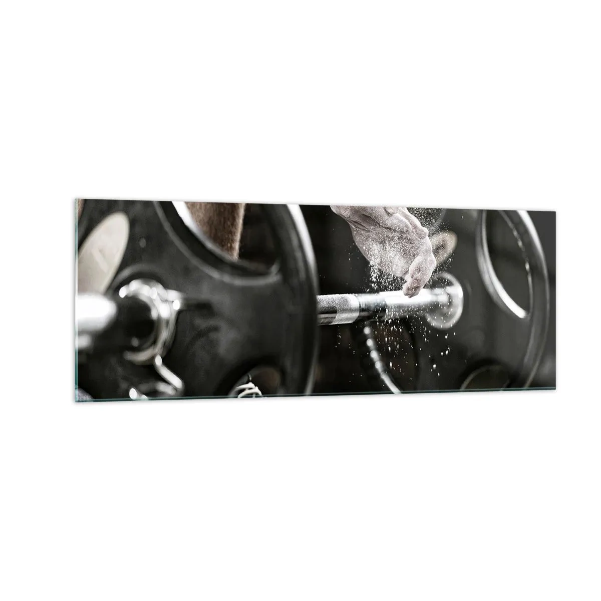 Tablou pe sticlă - Provocare acceptată! - 140x50 cm