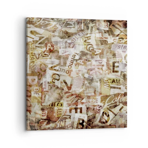 Tablou pe pânză - Îi unesc pe cei care stau la taclale - 70x70 cm