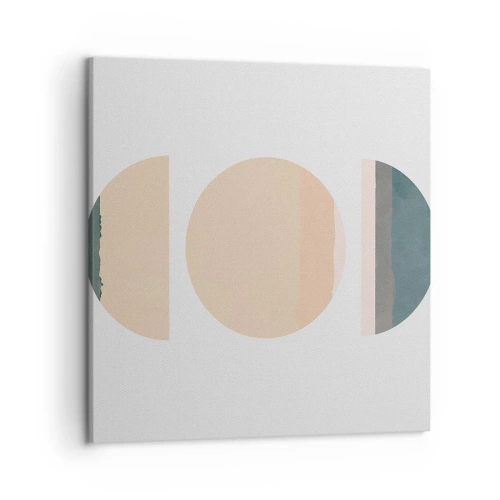 Tablou pe pânză - Roată cu roată - 50x50 cm