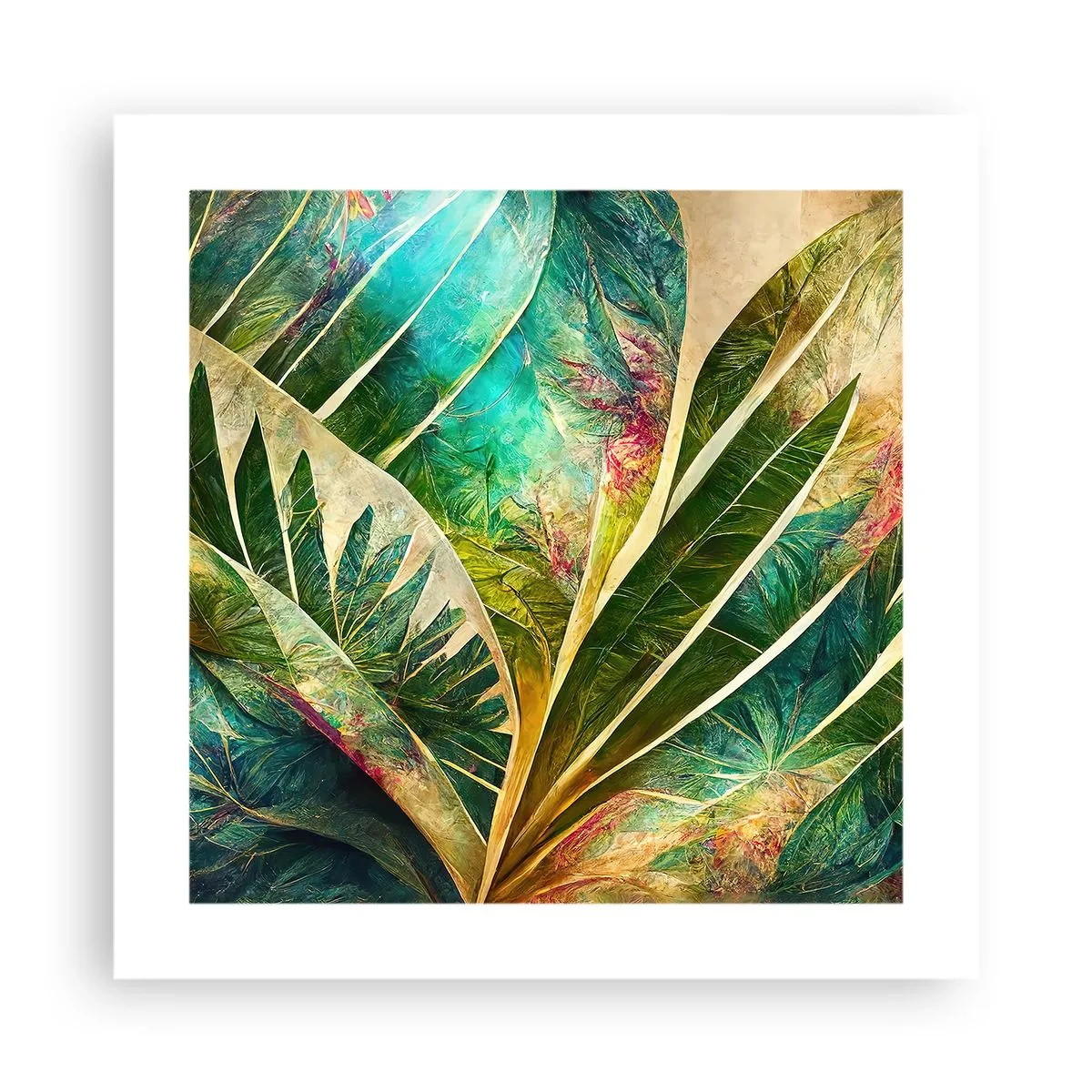 Poster - Culorile tropicelor - 40x40 cm