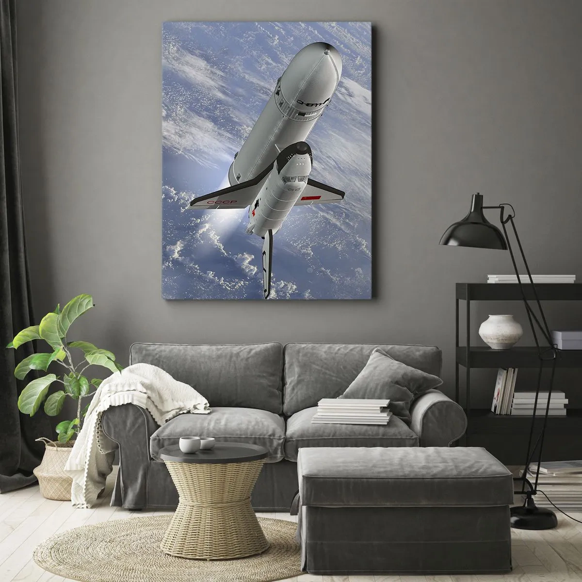 Tablou pe pânză - Ascensiunea cosmică - 65x120 cm