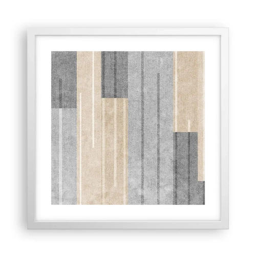 Poster în ramă albă - Compoziție: în poziție verticală - 40x40 cm