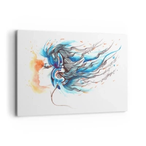 Tablou pe pânză - Lasă muzica să curgă - 120x80 cm
