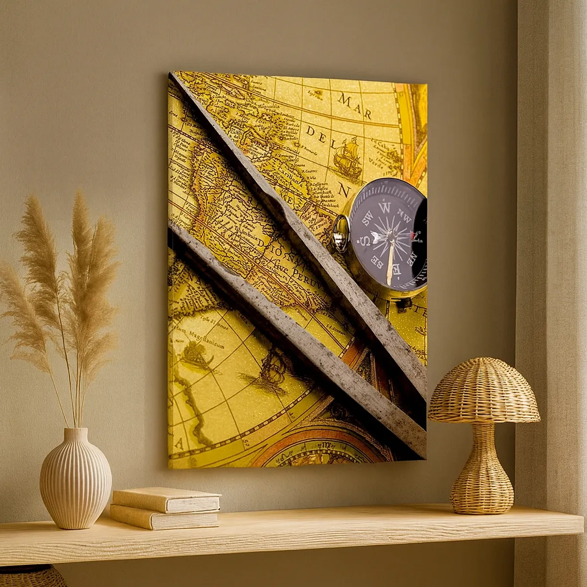 Tablou pe pânză - Unde sunt aceste comori? - 50x70 cm