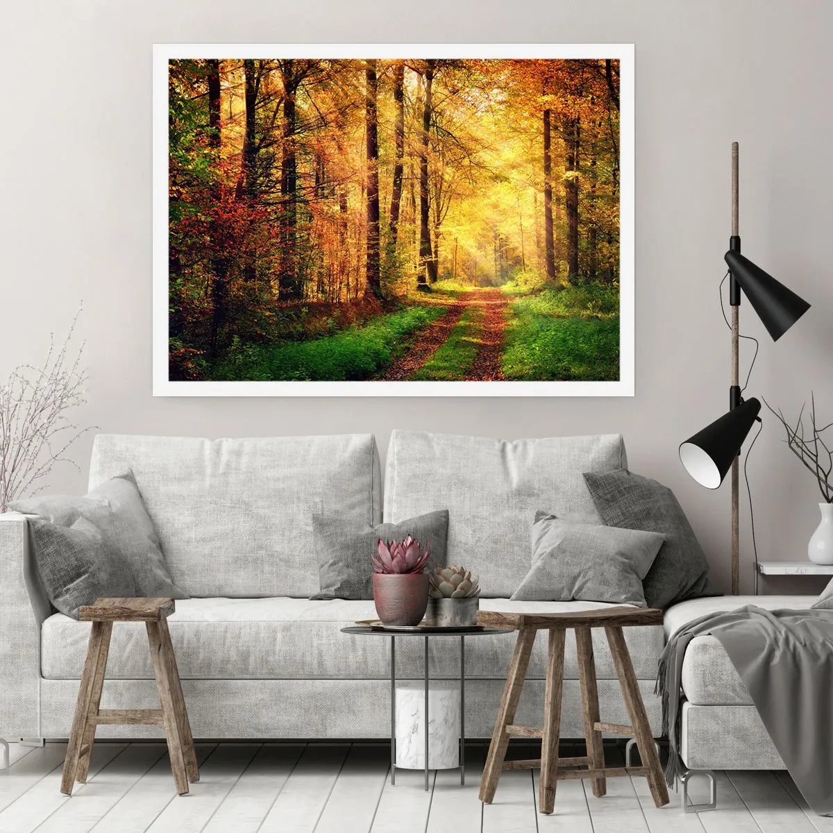 Poster - Tăcere de aur de pădure - 91x61 cm