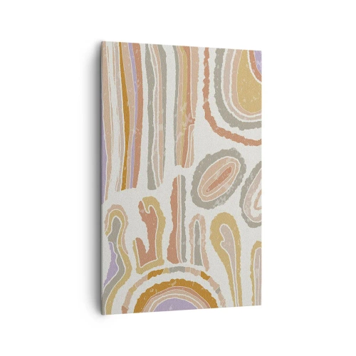 Tablou pe pânză - Secțiuni colorate - 80x120 cm