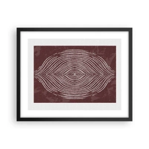 Poster în ramă neagră - Spațiul vorbește - 50x40 cm