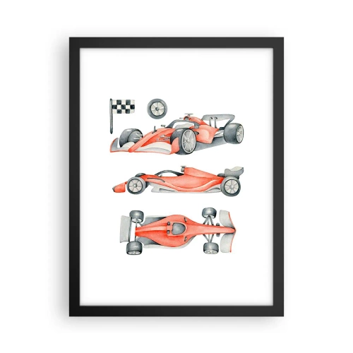 Poster în ramă neagră - Prindeți visul - 30x40 cm