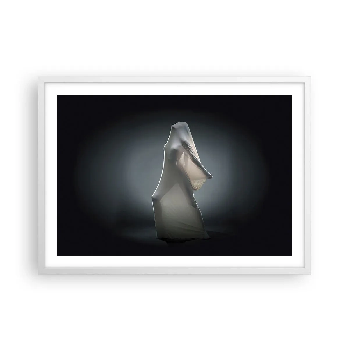 Poster în ramă albă - Dorințe ascunse - 70x50 cm