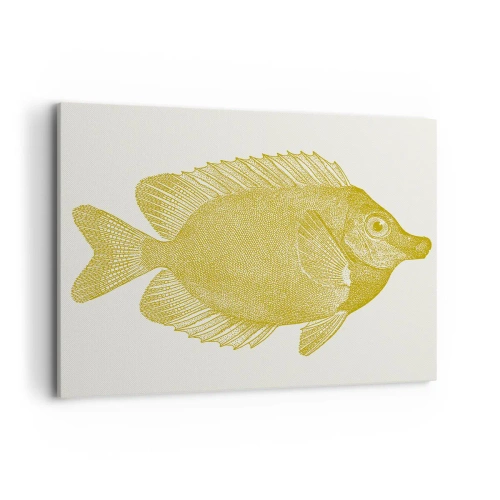 Tablou pe pânză - Pește și atât - 100x70 cm
