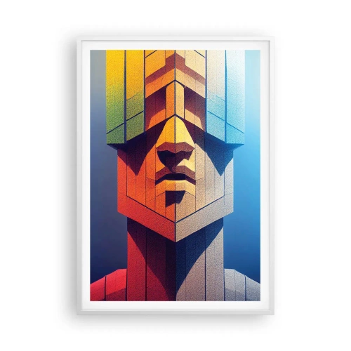Poster în ramă albă - Un om de principiu - 70x100 cm