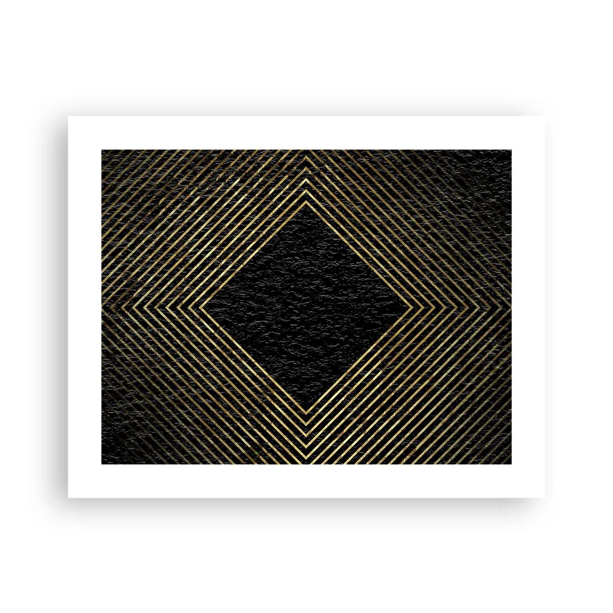 Poster - Geometrie în stil glamour - 50x40 cm