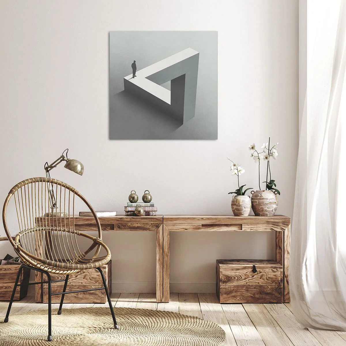 Tablou pe pânză - Și totuși este posibil - 30x30 cm