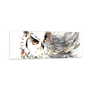 Tablou pe sticlă - Ea a venit din lumea magiei - 90x30 cm