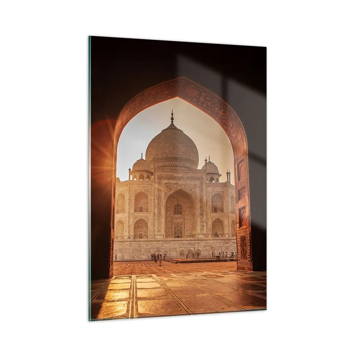 Tablou pe sticlă - Un monument al iubirii nepământene - 50x70 cm