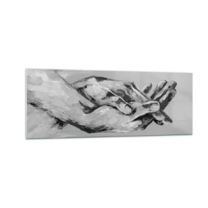 Tablou pe sticlă - Începutul... - 140x50 cm