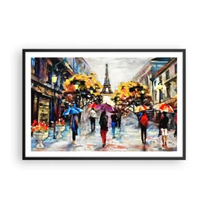 Poster în ramă neagră - Deosebit de frumos în toamnă - 91x61 cm