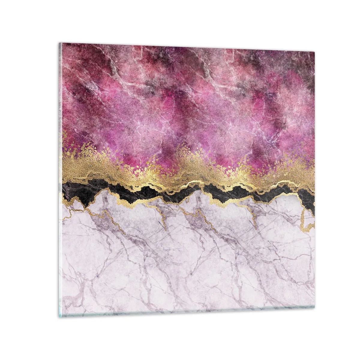 Tablou pe sticlă - La graniță - 40x40 cm