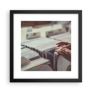 Poster în ramă neagră - În căutarea emoției - 30x30 cm