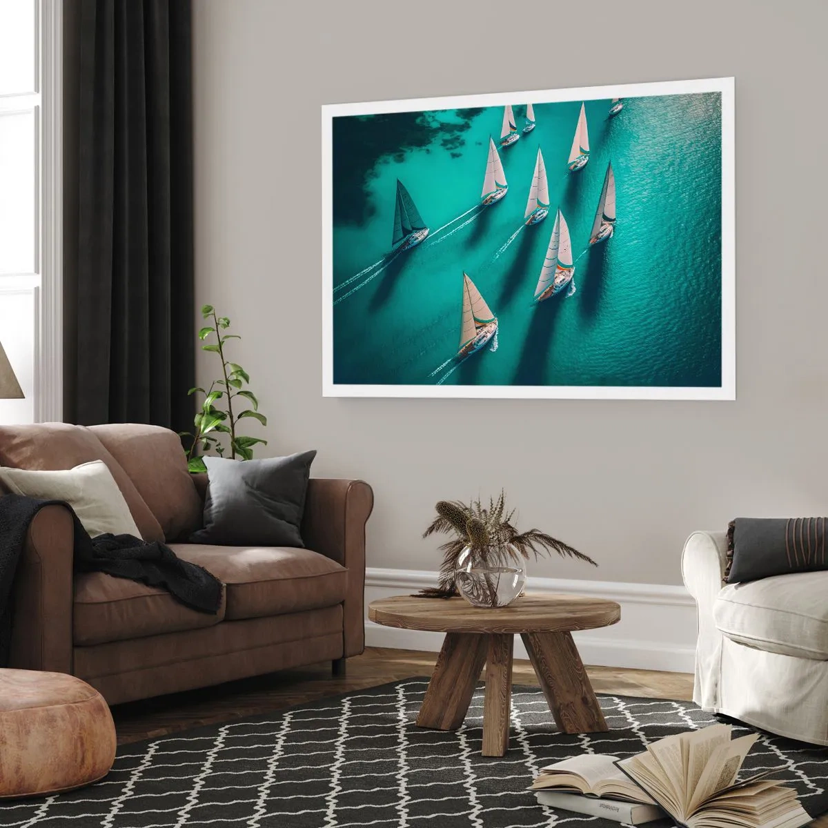 Poster - Cursa cu vântul - 100x70 cm
