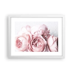 Poster în ramă albă - Pentru romantici - 40x30 cm