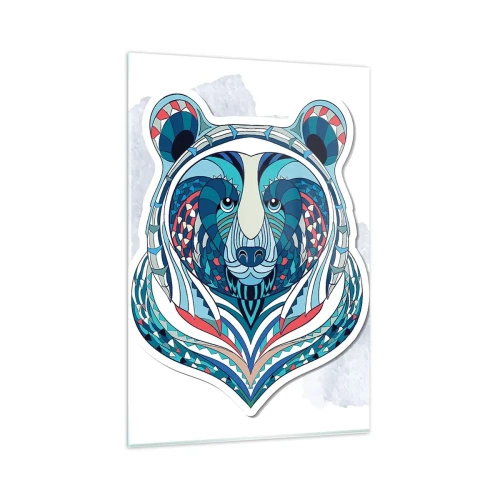 Tablou pe sticlă - Trăiască Groenlanda! - 80x120 cm