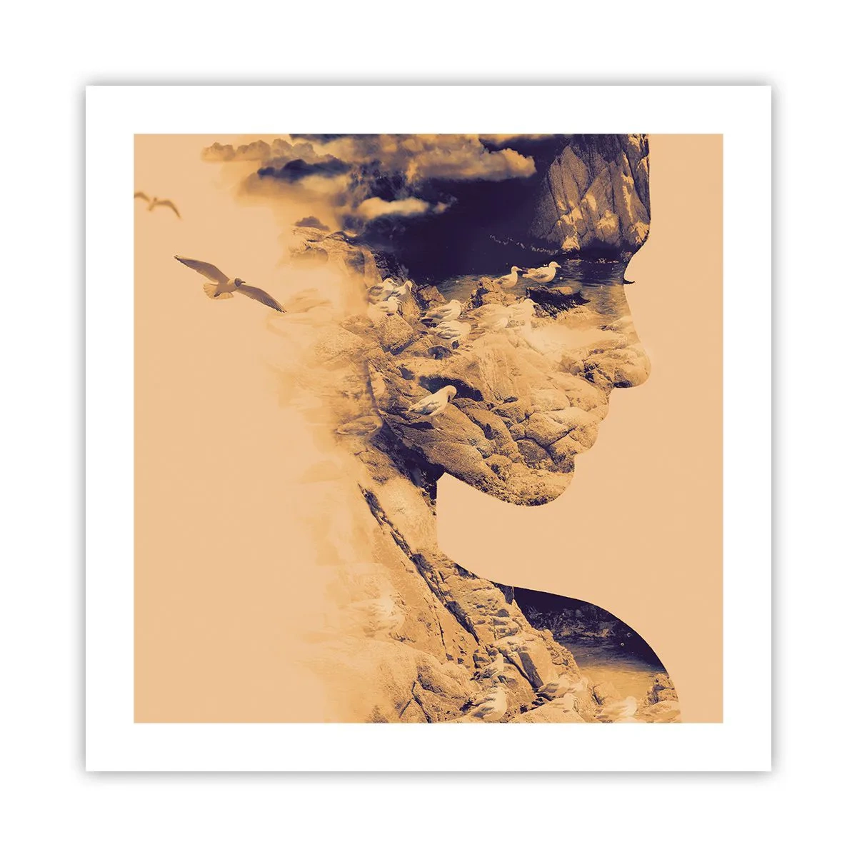 Poster - Frumoasă prin natura - 50x50 cm