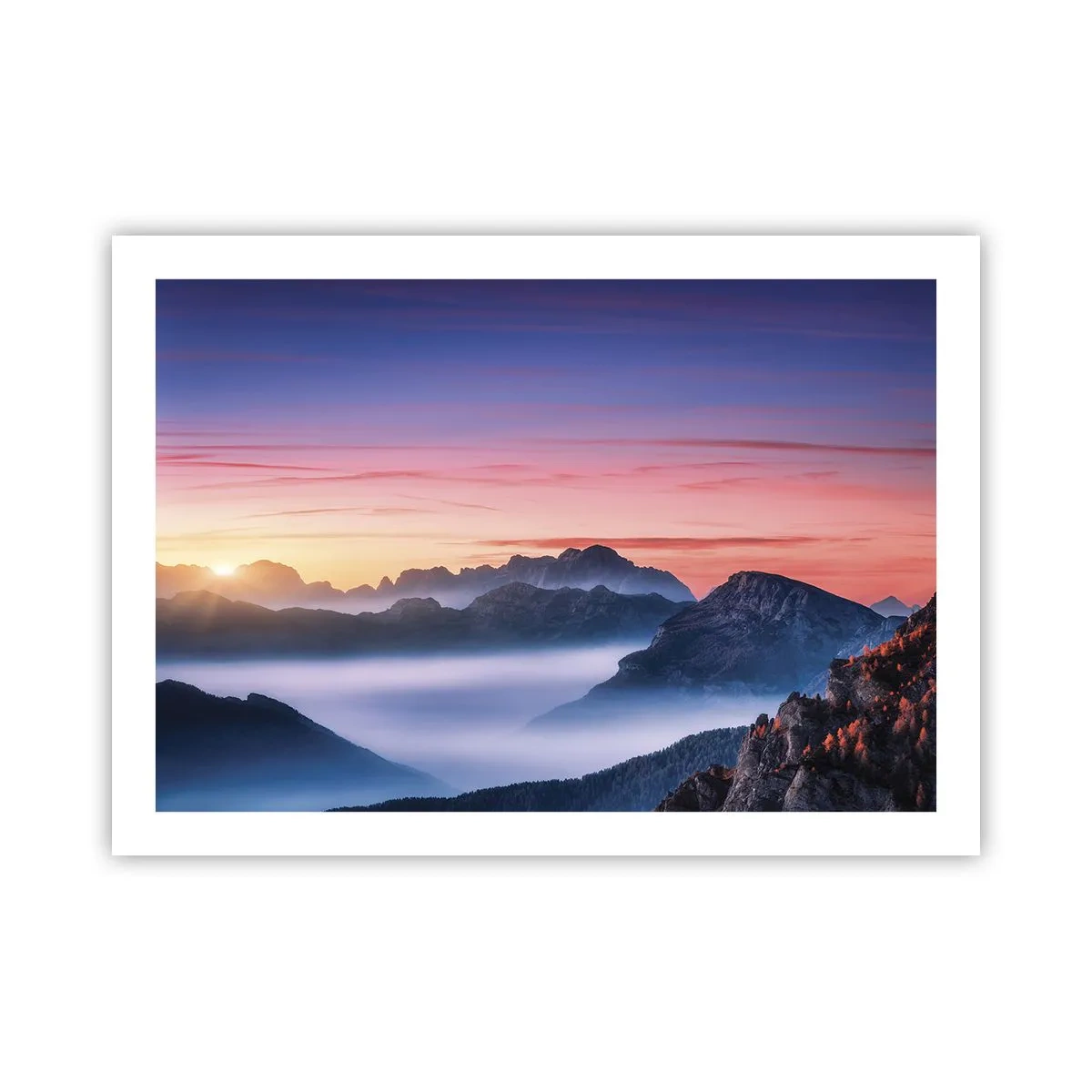 Poster - Peste văi - 70x50 cm