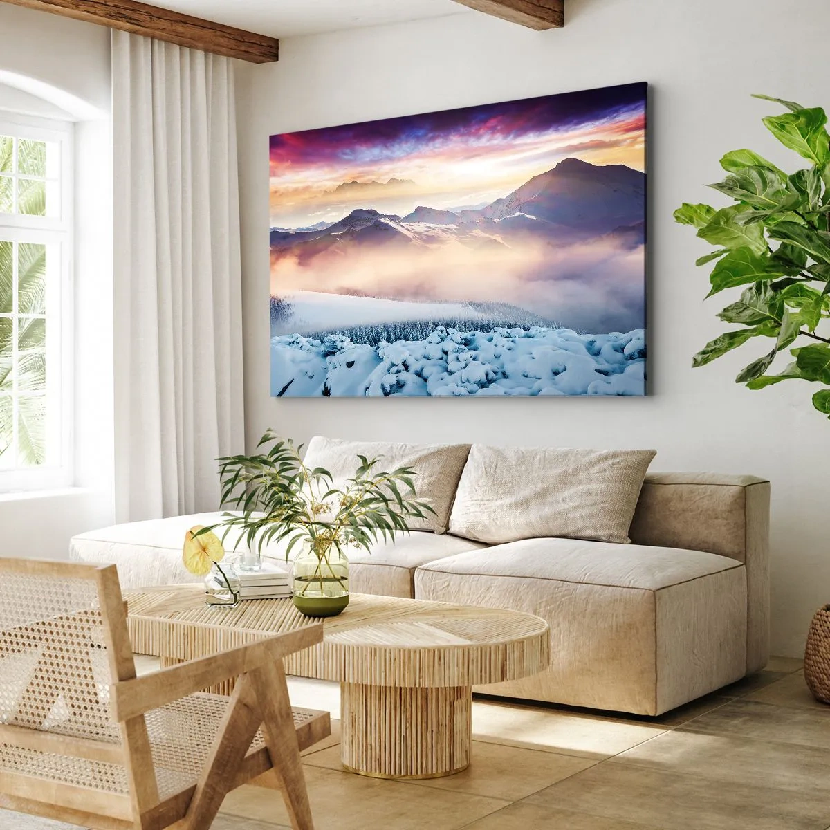 Tablou pe pânză - Forța și puritatea naturii - 120x80 cm