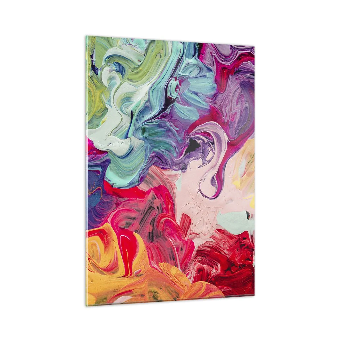 Tablou pe sticlă - Nașterea culorii - 50x70 cm