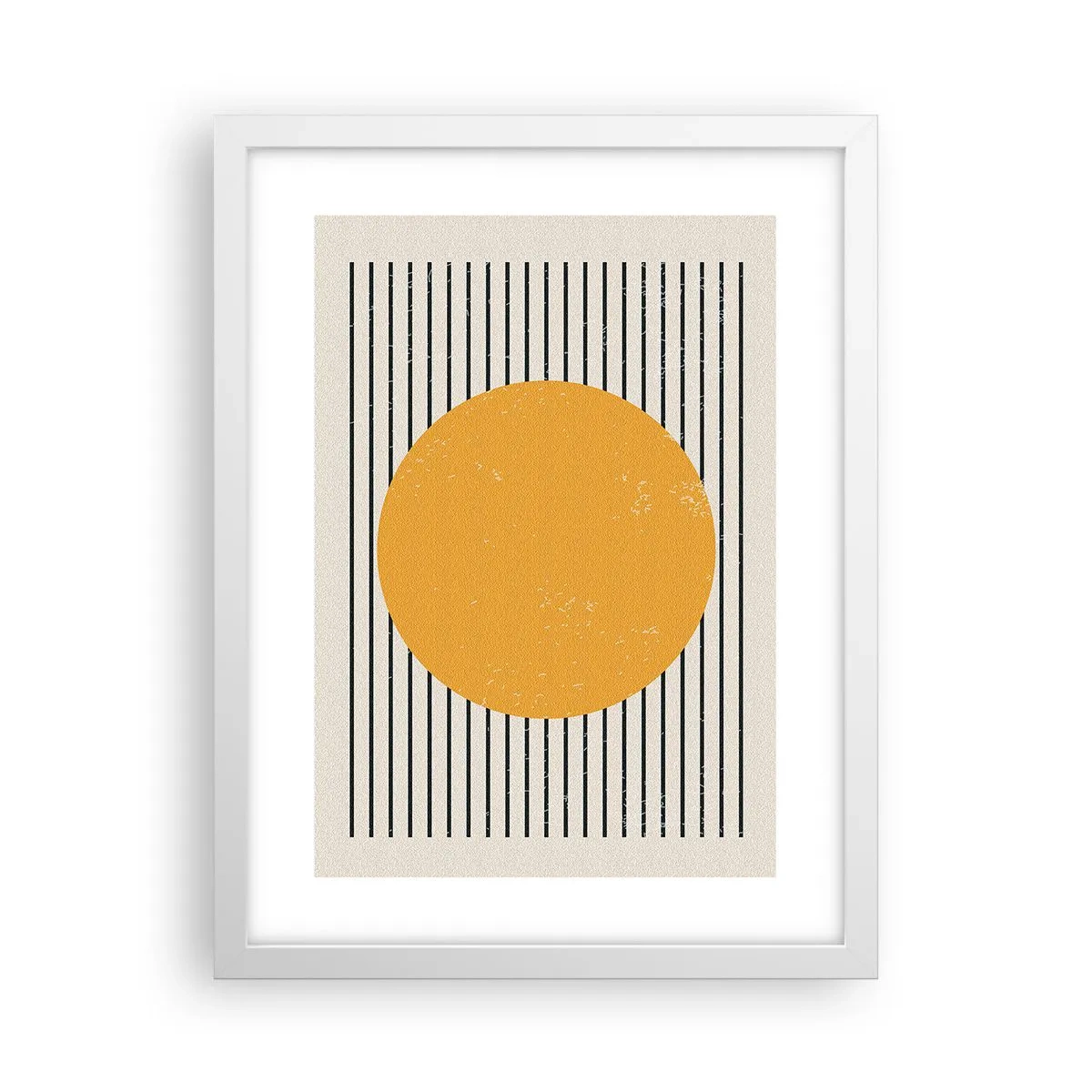 Poster în ramă albă - Puterea simplității - 30x40 cm