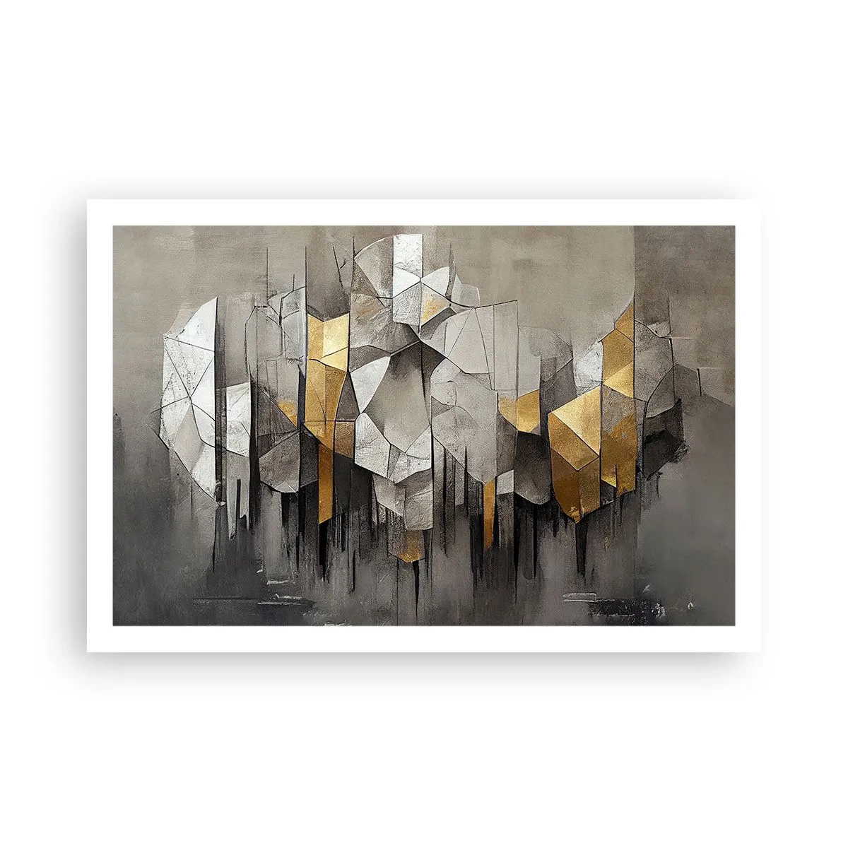 Poster - Compoziție de gheață și lumină - 91x61 cm