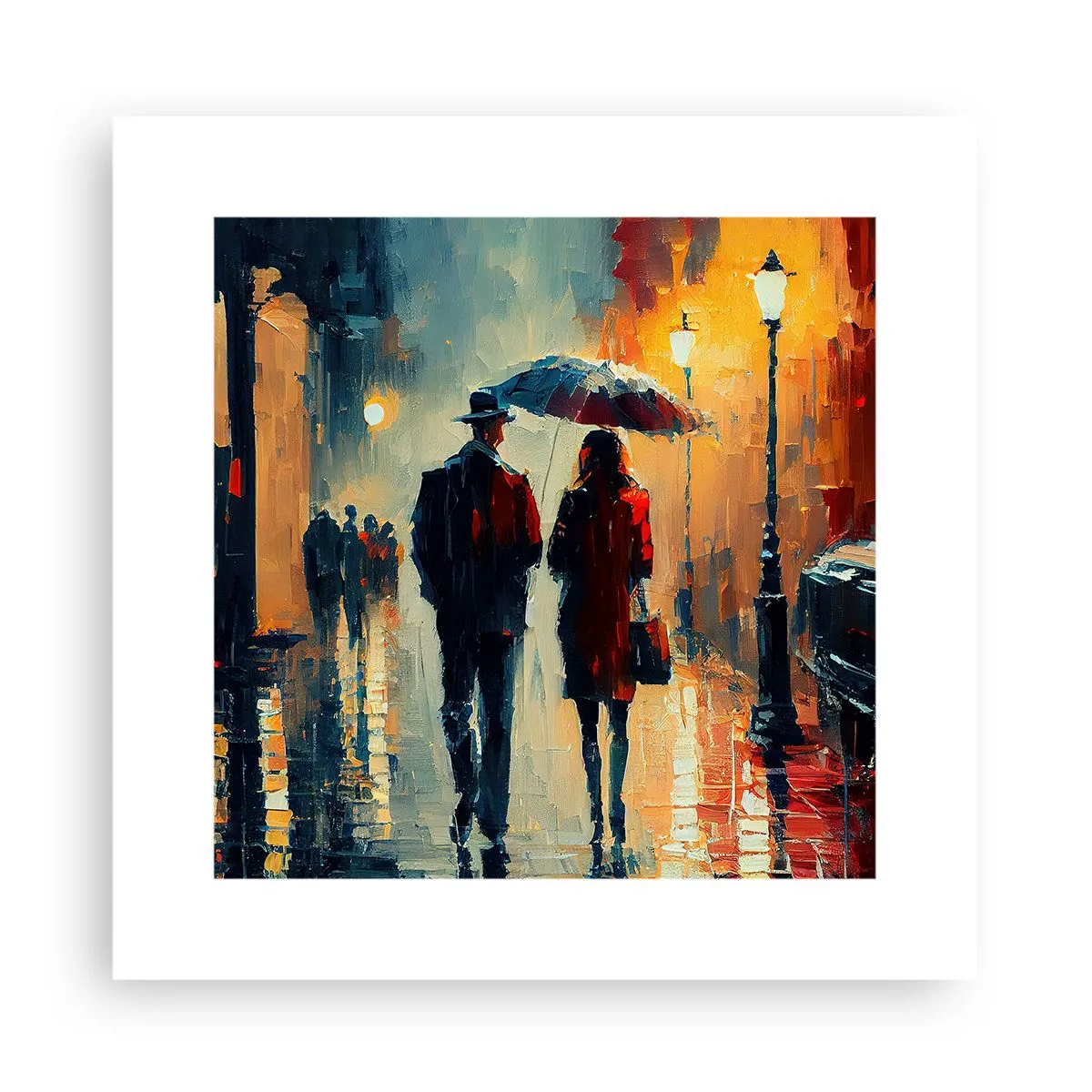 Poster - Poveste de dragoste urbană - 30x30 cm