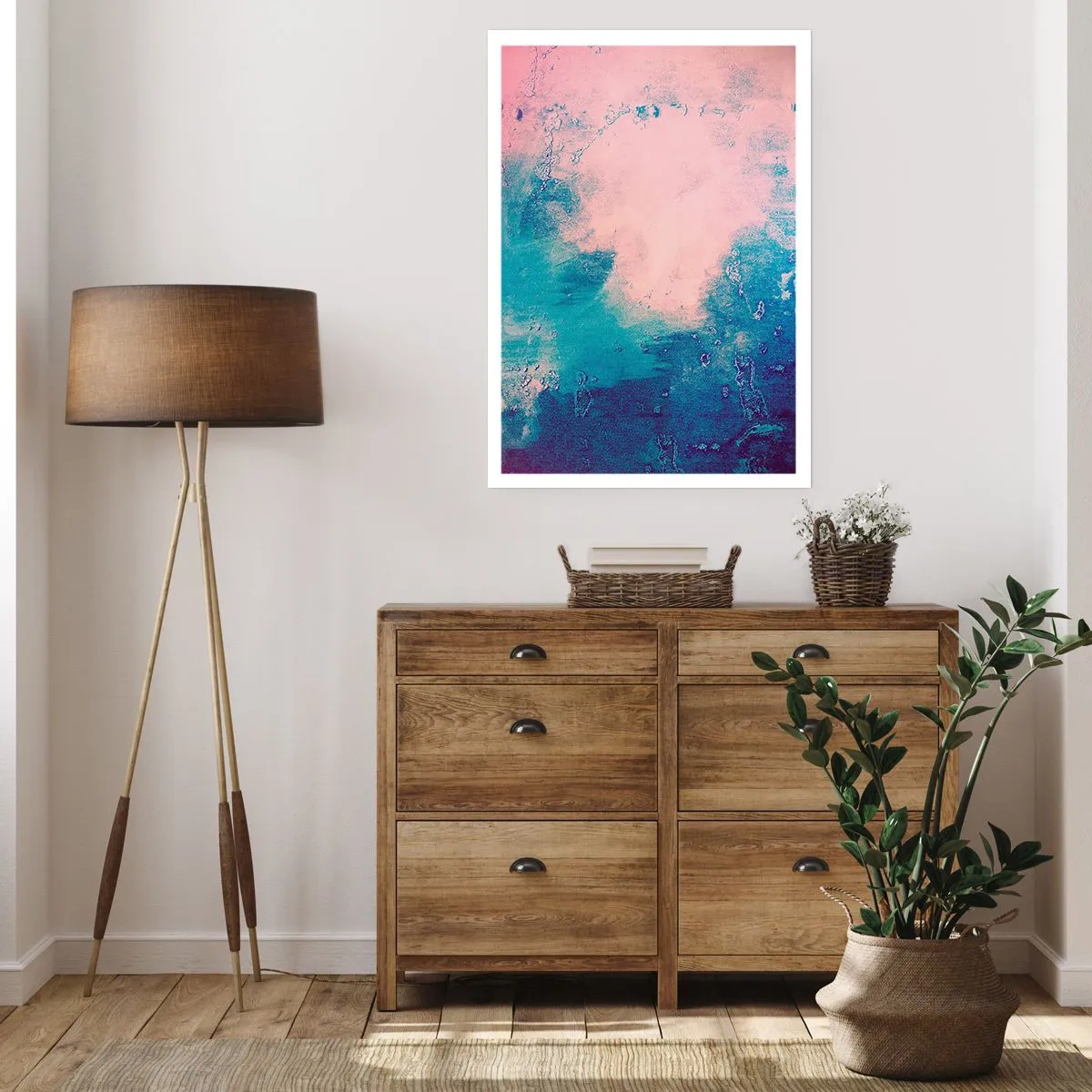 Poster - Îmbrățișare albastră - 30x40 cm