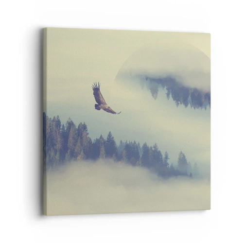 Tablou pe pânză - Am văzut umbra unui vultur - 30x30 cm